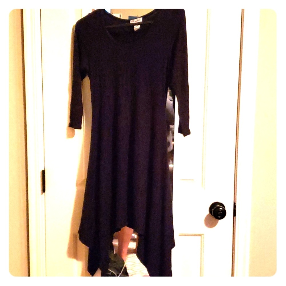 plain black dress